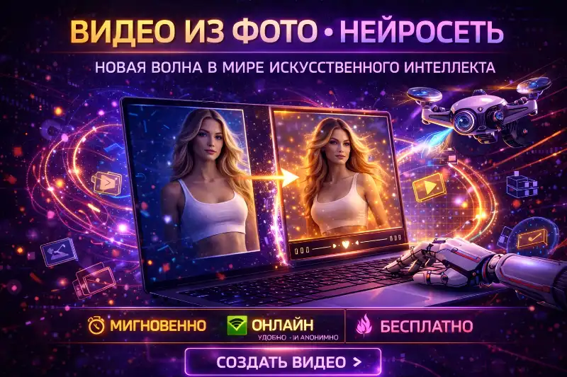 Видео из фото нейросеть: как искусственный интеллект реалистичные видео